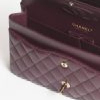 CHANEL CLASSIC 11.12 HANDBAG Burgundy