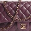 CHANEL CLASSIC 11.12 HANDBAG Burgundy CHANEL CLASSIC 11.12 HANDBAG Burgundy
