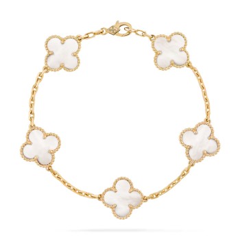 Vintage Alhambra bracelet, 5 motifs