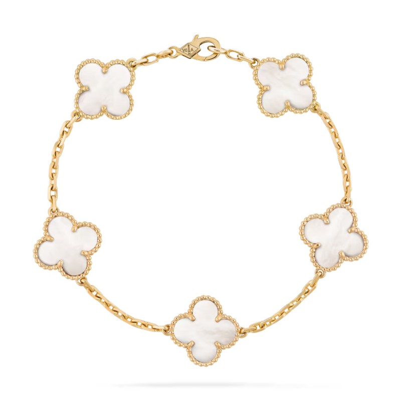 Vintage Alhambra bracelet, 5 motifs
