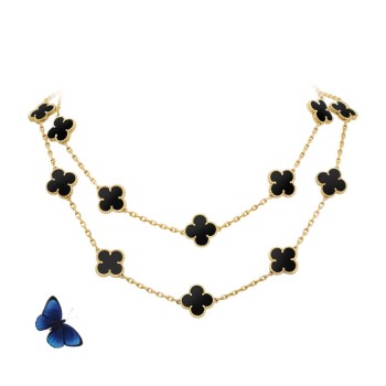 Vintage Alhambra long necklace, 20 motifs Vintage Alhambra long necklace, 20 motifs