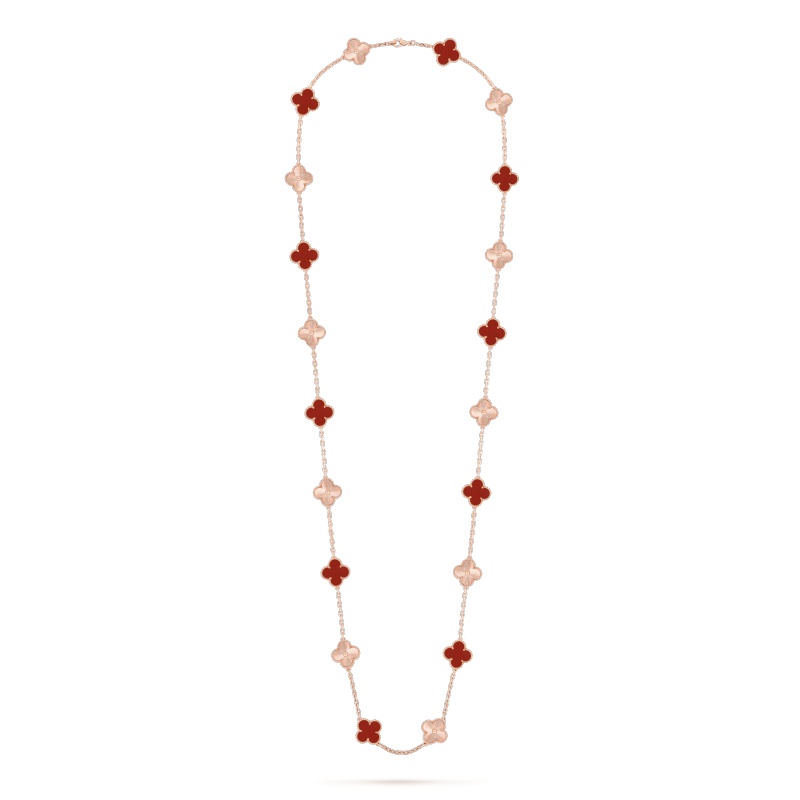 Vintage Alhambra long necklace, 20 motifs