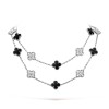 Vintage Alhambra long necklace, 20 motifs