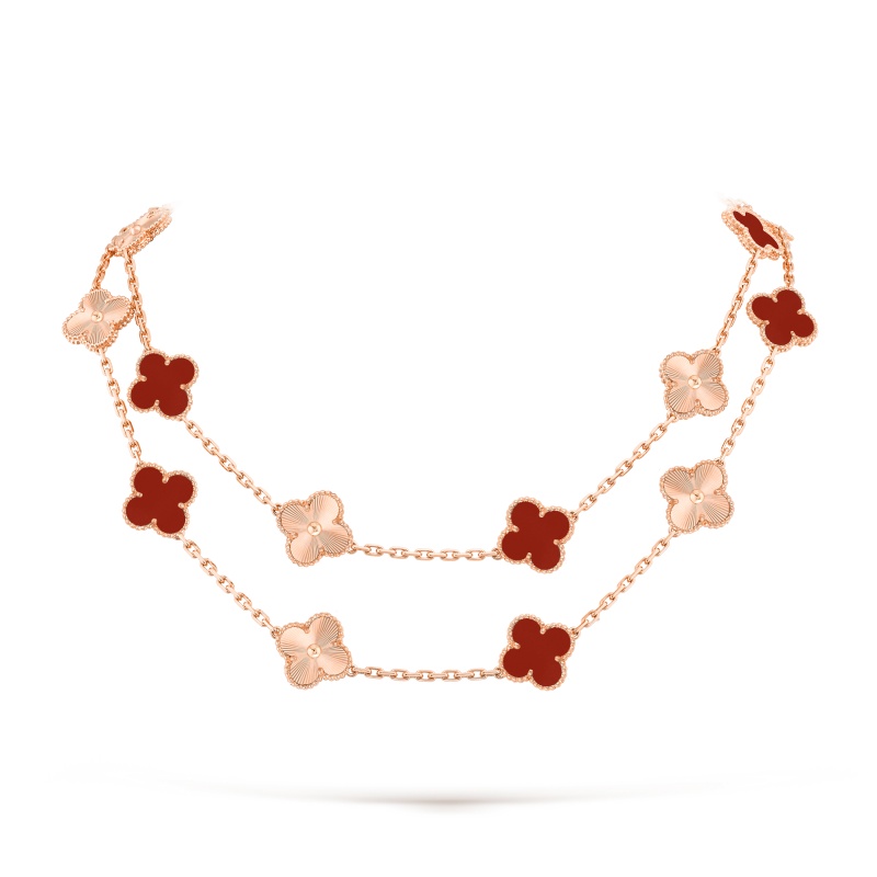 Vintage Alhambra long necklace, 20 motifs