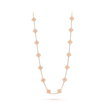 Vintage Alhambra long necklace, 20 motifs