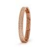 Perlée diamonds bracelet, 3 rows, medium model Perlée diamonds bracelet, 3 rows, medium model