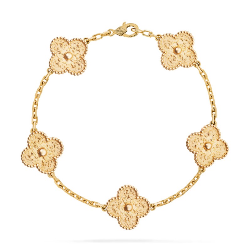 Vintage Alhambra bracelet, 5 motifs