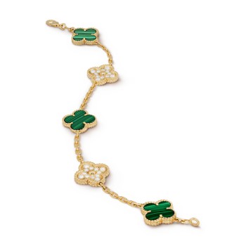 Vintage Alhambra bracelet, 5 motifs Vintage Alhambra bracelet, 5 motifs