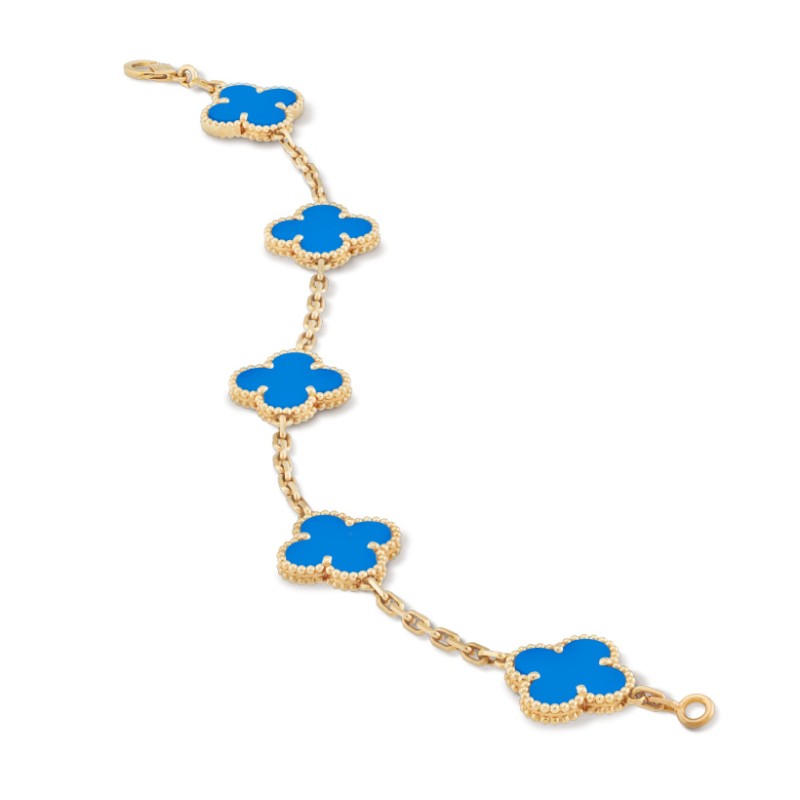 Vintage Alhambra bracelet, 5 motifs