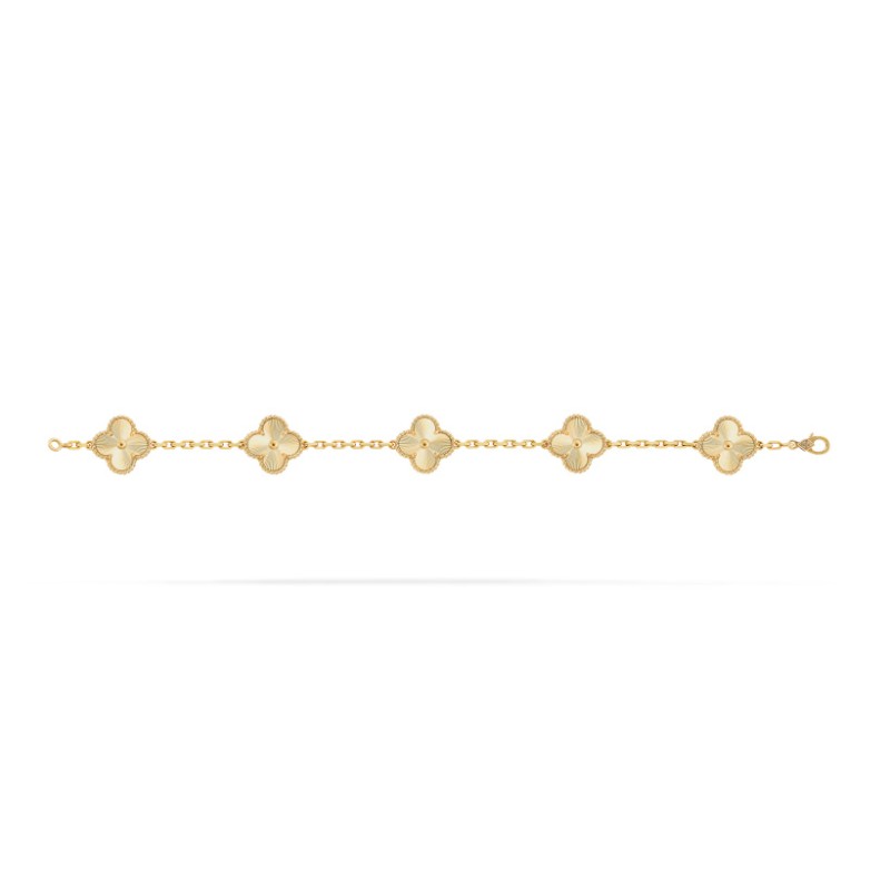 Vintage Alhambra bracelet, 5 motifs