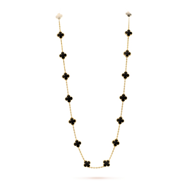 Vintage Alhambra long necklace, 20 motifs