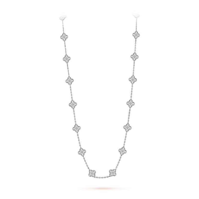 Vintage Alhambra long necklace, 20 motifs Vintage Alhambra long necklace, 20 motifs