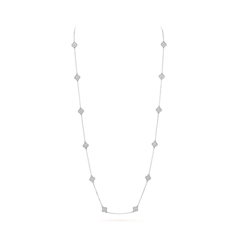 Sweet Alhambra long necklace, 16 motifs