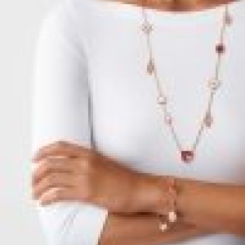 Lucky Spring long necklace, 15 motifs