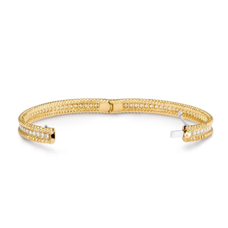 Perlée diamonds bracelet, 1 row, medium model