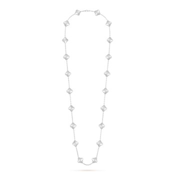 Vintage Alhambra long necklace, 20 motifs Vintage Alhambra long necklace, 20 motifs