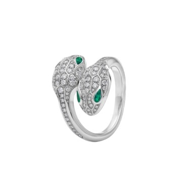 Serpenti Seduttori gilded snake ring
