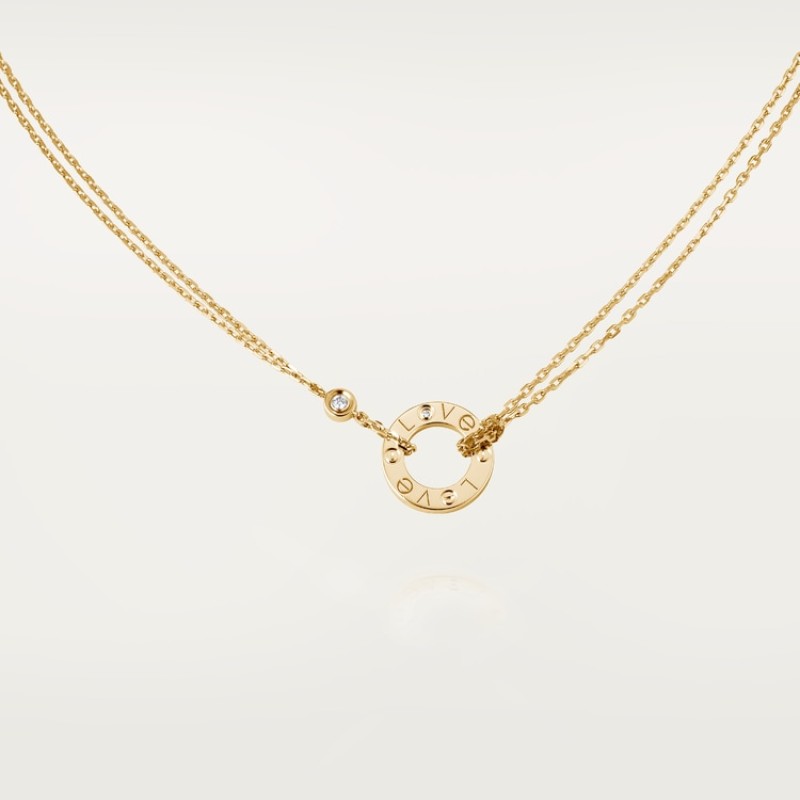 LOVE pendant, 2 diamonds LOVE pendant, 2 diamonds