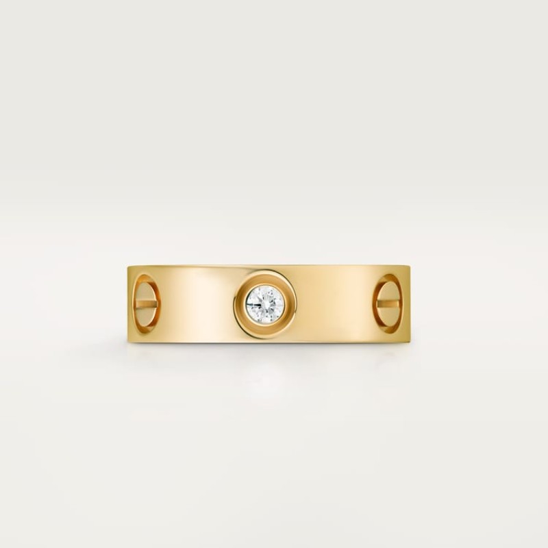 LOVE ring, classic model, 3 diamonds LOVE ring, classic model, 3 diamonds