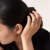 LOVE ring, classic model, 3 diamonds
