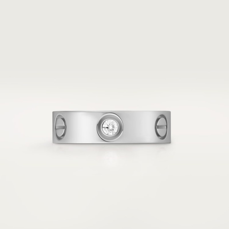 LOVE ring, classic model, 3 diamonds