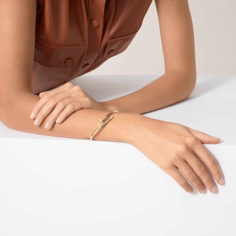 Juste un Clou bracelet, classic model, diamonds
