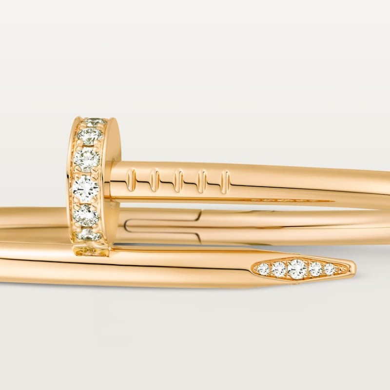 Juste un Clou bracelet, classic model, diamonds
