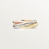 Trinity ring, classic model, 5 diamonds