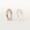 Trinity ring, small model, half-paved