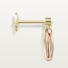 Trinity earrings, brilliant-cut diamonds