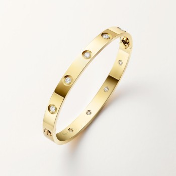 LOVE bracelet, classic model,10 diamonds