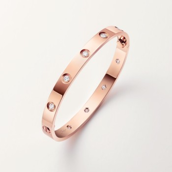 LOVE bracelet, classic model,10 diamonds