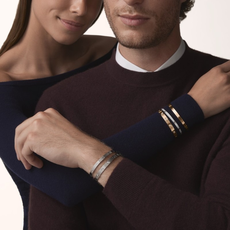LOVE bracelet, classic model,10 diamonds LOVE bracelet, classic model,10 diamonds