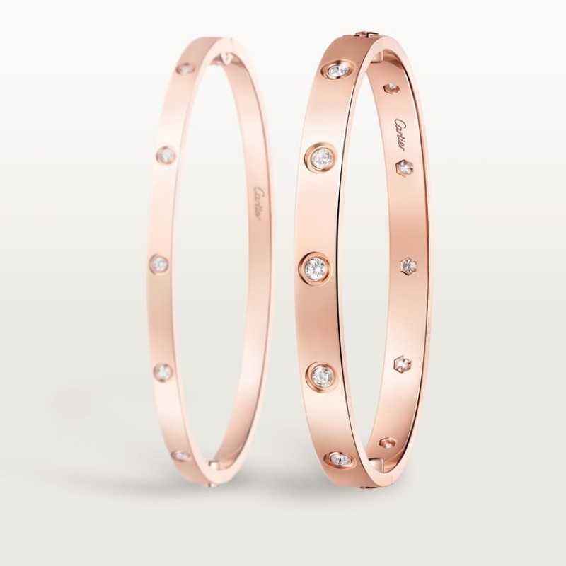 LOVE bracelet, classic model,10 diamonds LOVE bracelet, classic model,10 diamonds