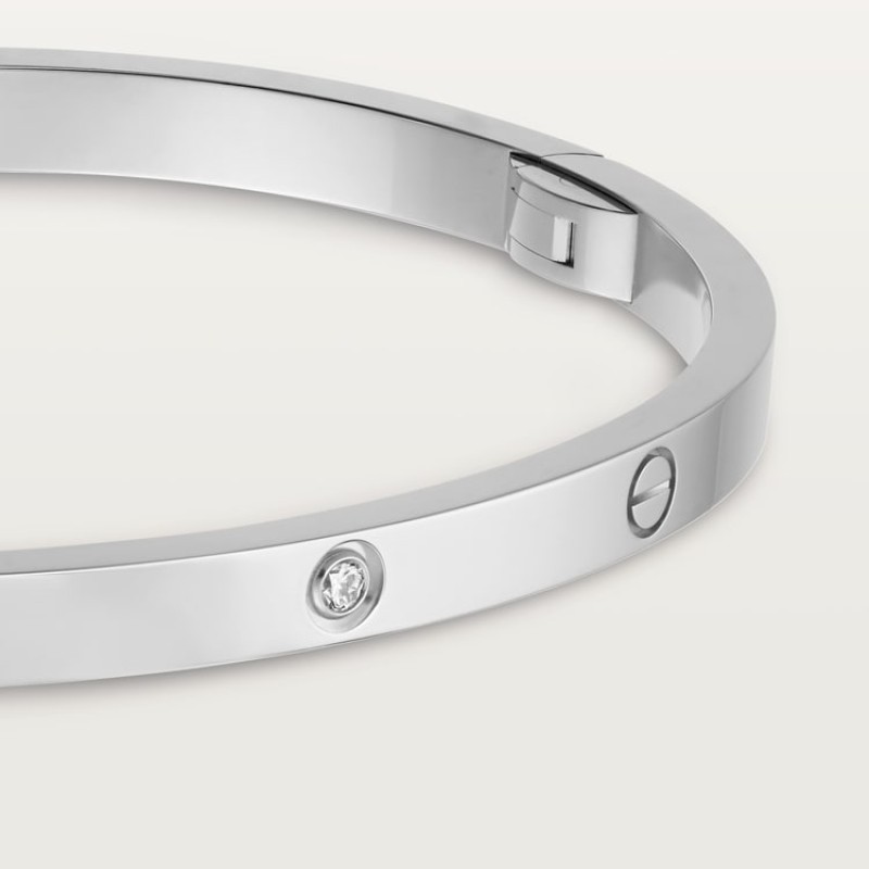 LOVE bracelet, small model, 6 diamonds