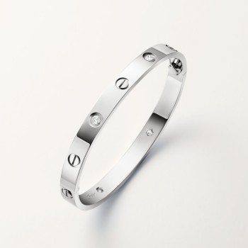 LOVE bracelet, classic model, 4 diamonds