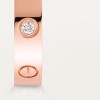 LOVE ring, small model, 1 diamond