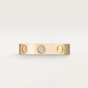 LOVE ring, small model, 1 diamond