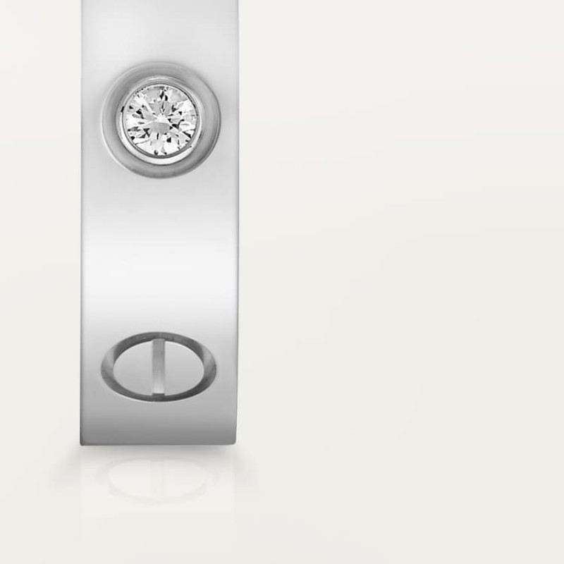 LOVE ring, small model, 1 diamond LOVE ring, small model, 1 diamond