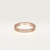 LOVE ring, mini model, paved