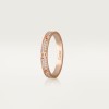 LOVE ring, mini model, paved