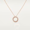 LOVE pendant, paved LOVE pendant, paved