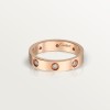 LOVE ring, small model, 8 diamonds LOVE ring, small model, 8 diamonds