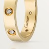 LOVE ring, small model, 8 diamonds LOVE ring, small model, 8 diamonds