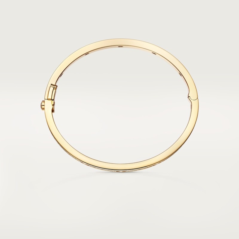 LOVE bracelet, classic model, paved, 12 diamonds