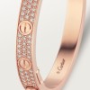LOVE bracelet, classic model, paved
