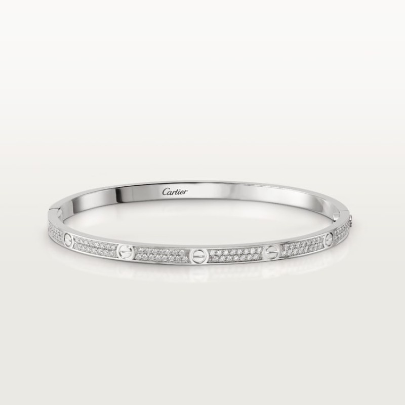 LOVE bracelet, small model, paved LOVE bracelet, small model, paved