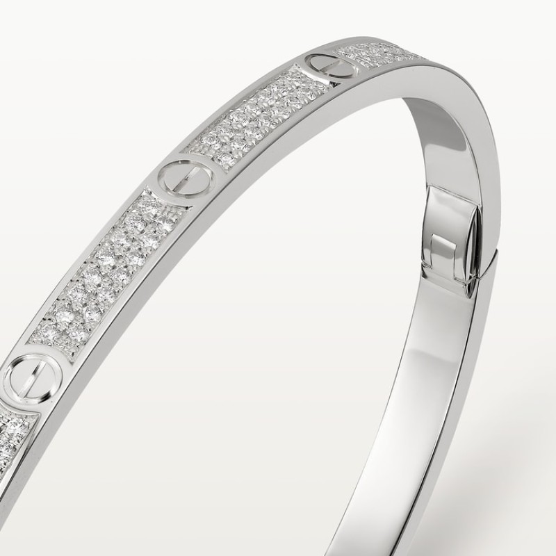 LOVE bracelet, small model, paved LOVE bracelet, small model, paved