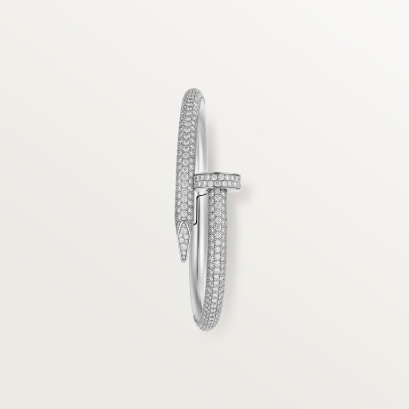 Juste un Clou bracelet, large model, half-paved
