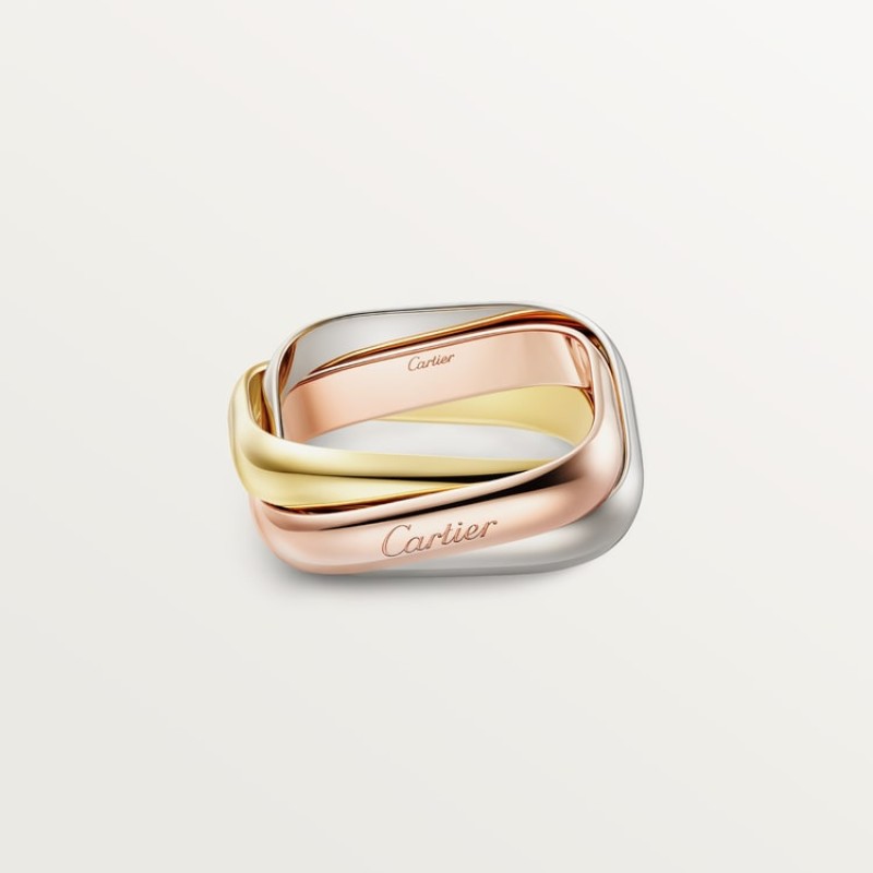 Trinity ring, cushion-shaped, classic model Trinity ring, cushion-shaped, classic model